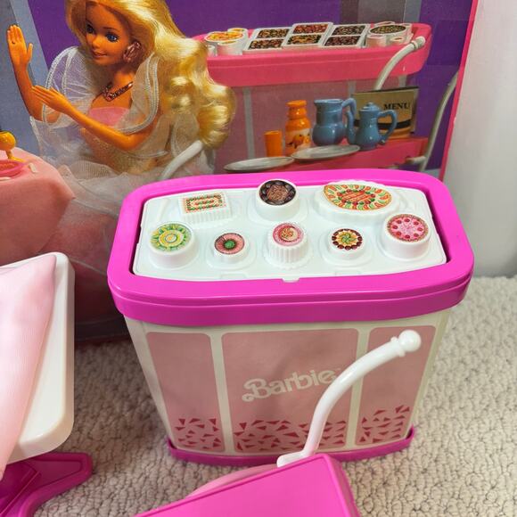 Dance Magic Barbie Dinner For Two Playset Vintage Mattel Original Box Complete - Picture 5 of 6